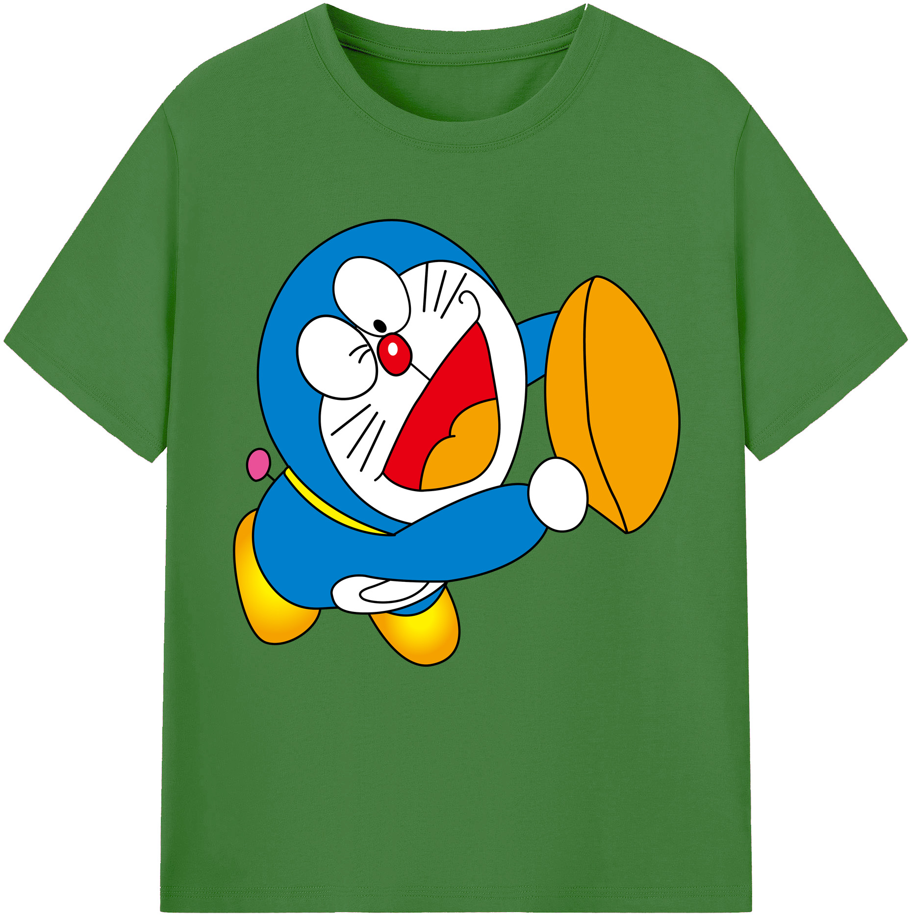 （画像用） ドラえもん Doraemon レディースカジュアルプリントTシャツ（綿100％）